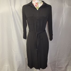 Carole little black knee length dress 8